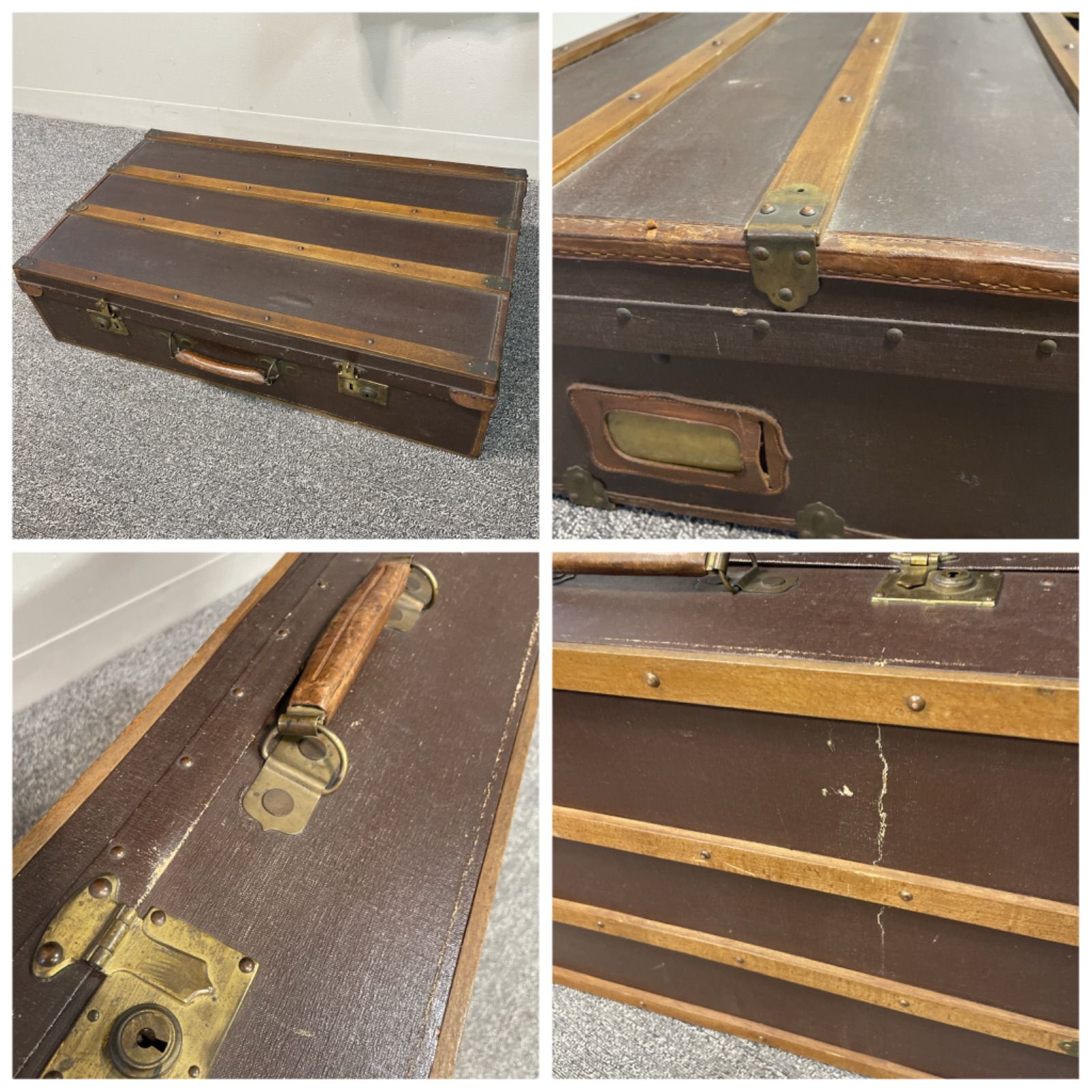 ♭ 希少 大日本帝国陸軍 大礼服 帽子 肩章 飾り帯 トランク 日本軍