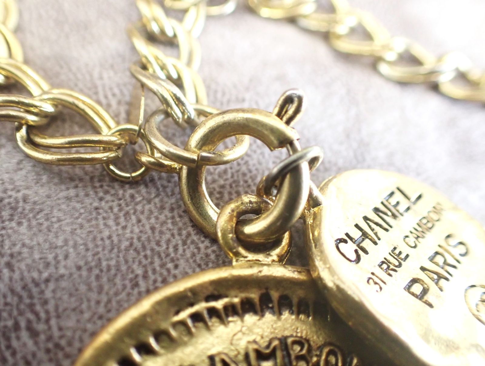 シャネル CHANEL 31RUE カンボン ネックレス ゴールド プレート ヴィンテージネックレス - メルカリ