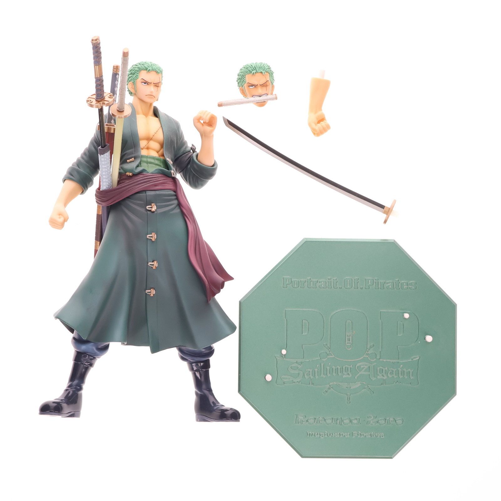 中古 Mega House | メガハウス フィギュア ワンピース ロロノア・ゾロ P.O.P  Sailing Again 2012年製 エクセレントモデル 【702】 中古 Mega House | メガハウス フィギュア ワンピース ロロノア