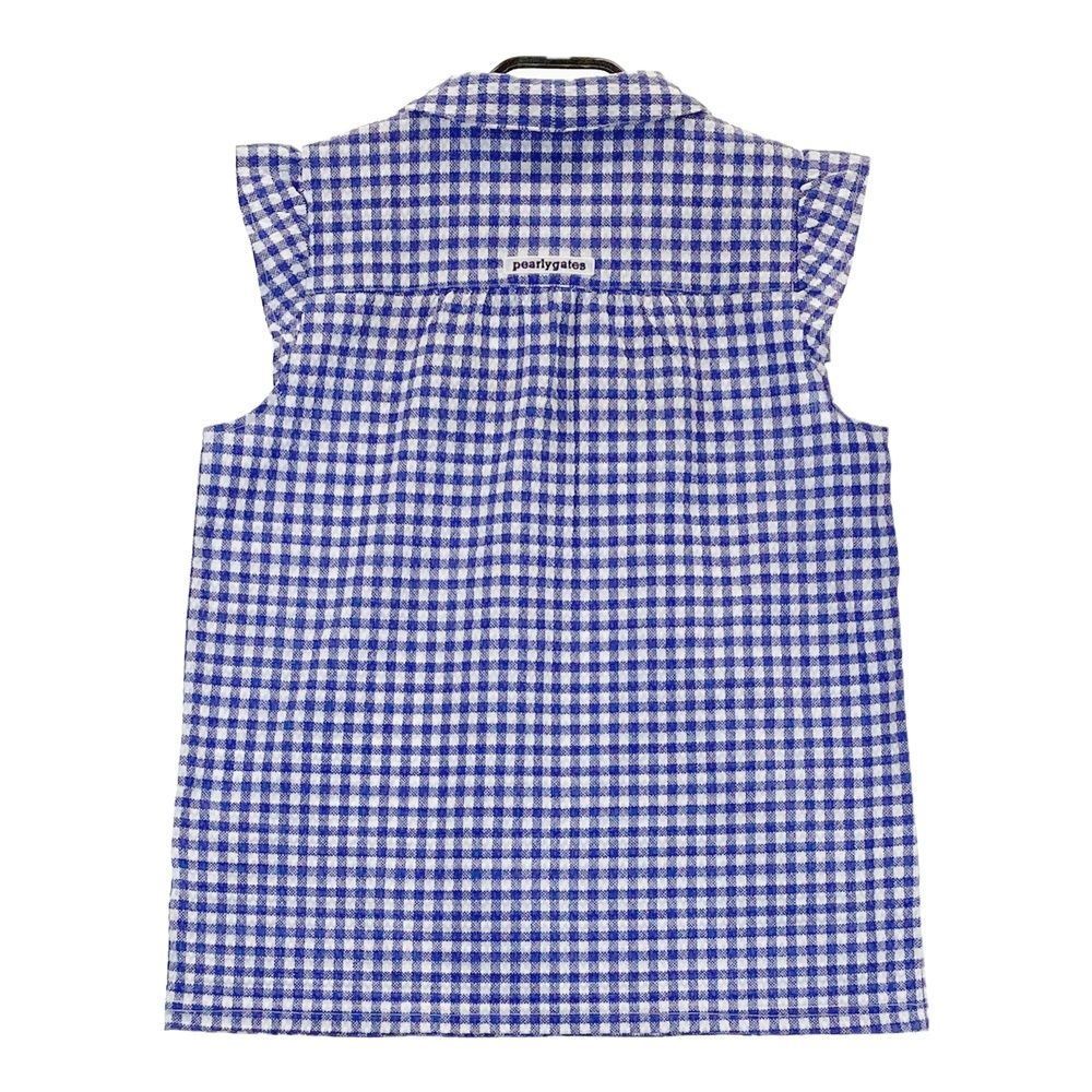 パーリーゲイツチェックひまわりノースリーブ サイズ1 お値下げ！