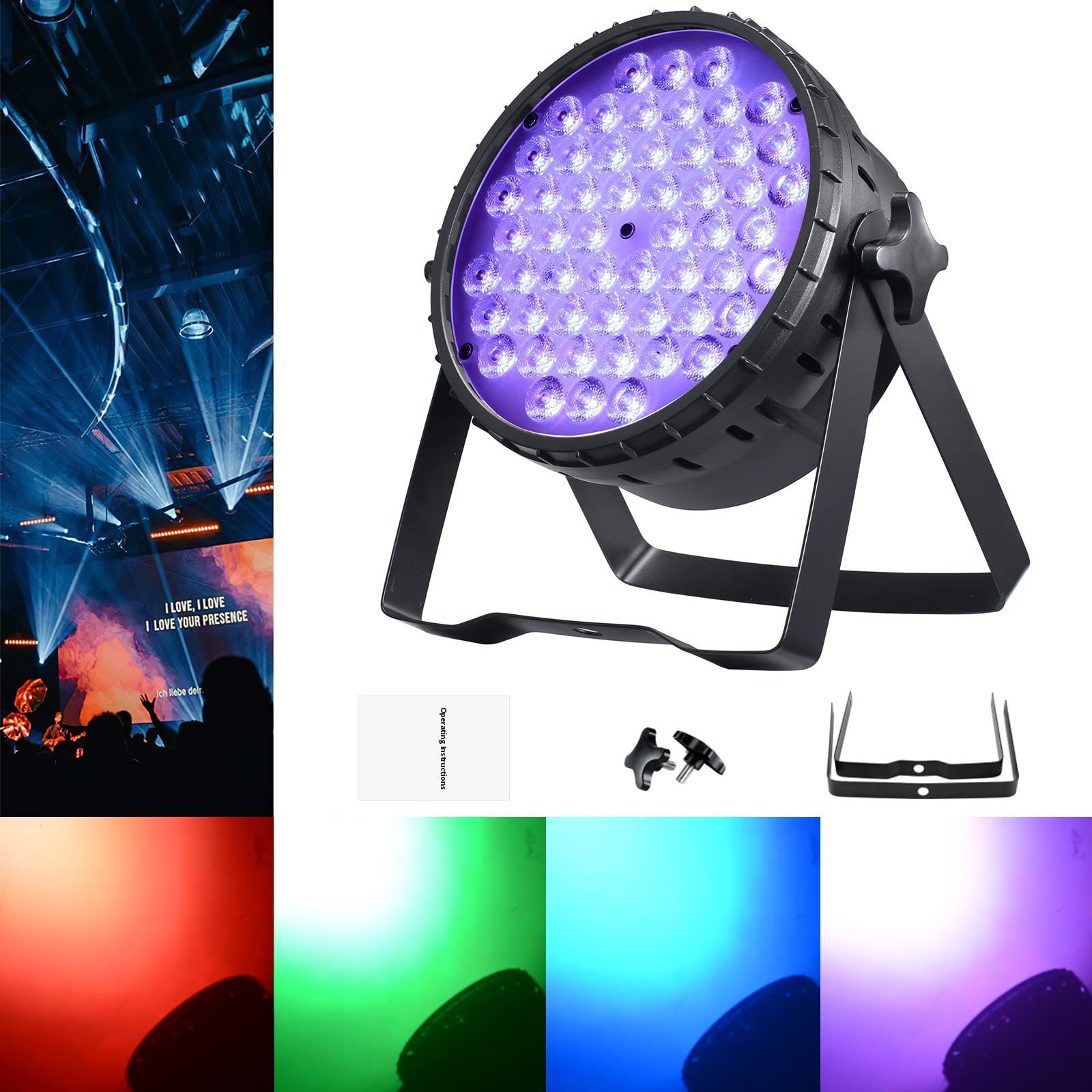 BETOPPER ステージライト 54x3W RGB LED 舞台照明 高輝度 楽天市場】BETOPPER ステージライト 54x3W RGB LED 舞台照明 高