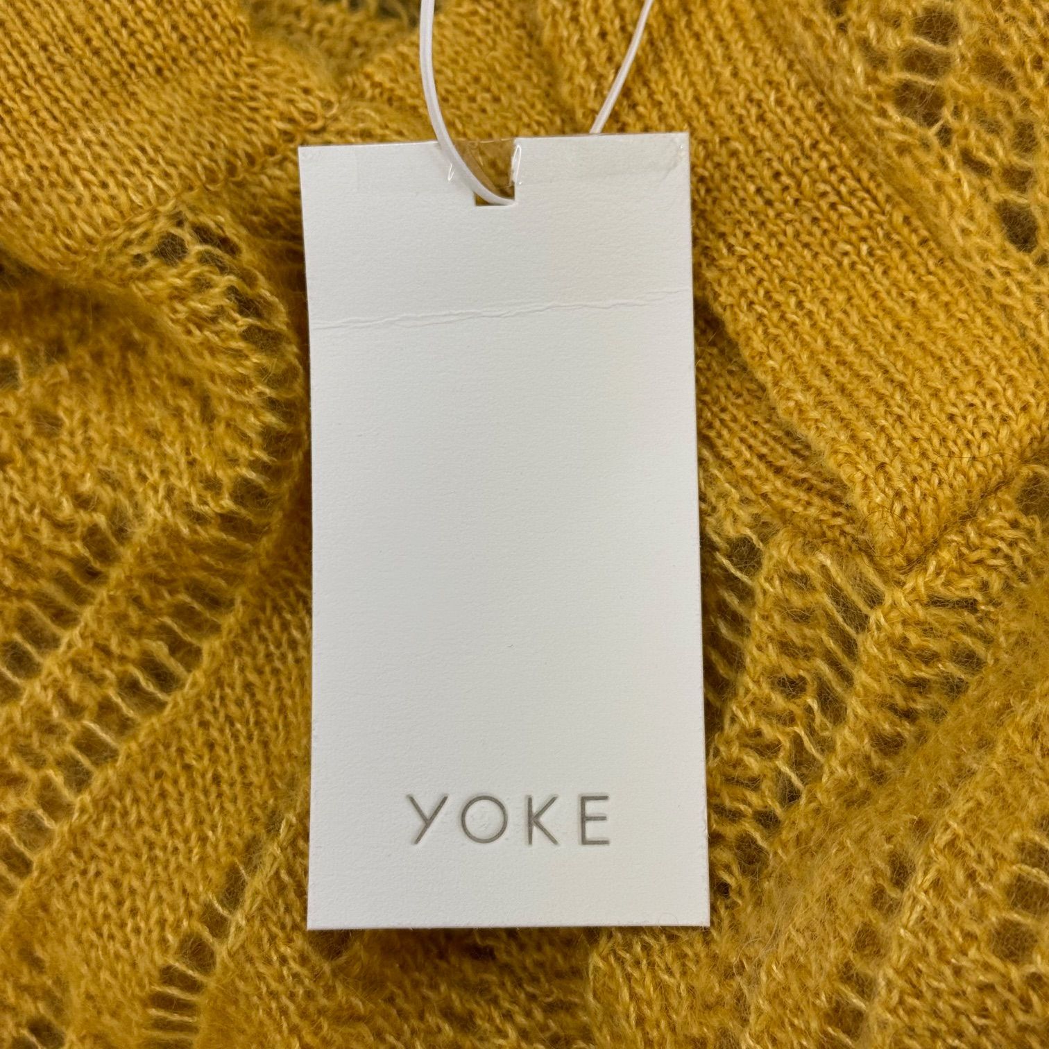 参考上代44000円 未使用品 YOKE 24SS SILK MOHAIR PULLOVER SWEATER 