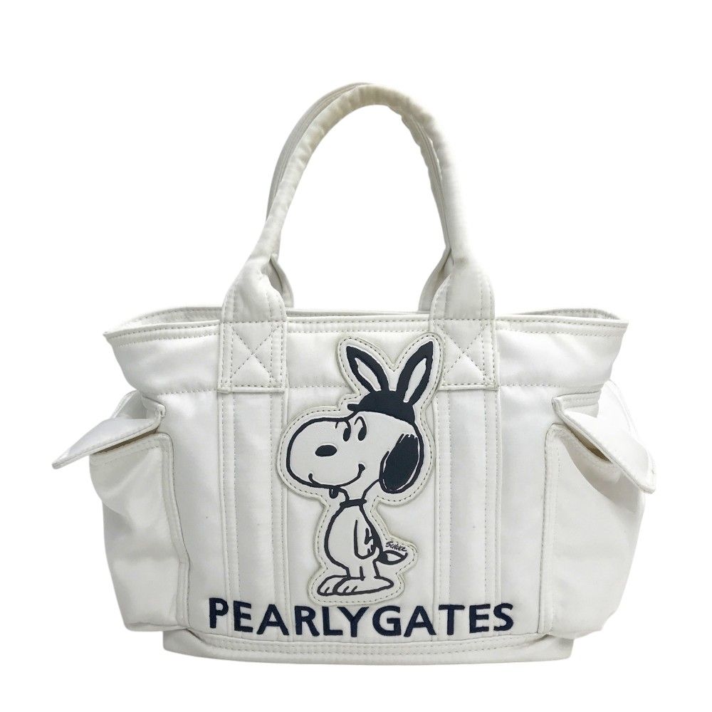 パーリーゲイツ　スヌーピー カートバック PEARLY GATES パーリーゲイツ ×PEANUTS カートバッグ スヌーピー