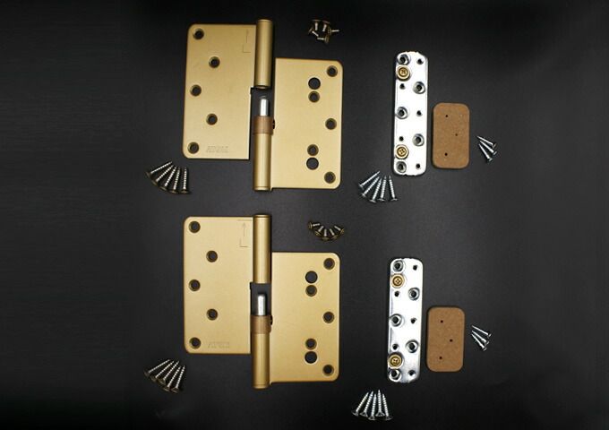 おおたでんき 販売 DAIKEN 丁番セット 2枚吊扉用 左開き ゴールド 【品番：PQDA17GL】