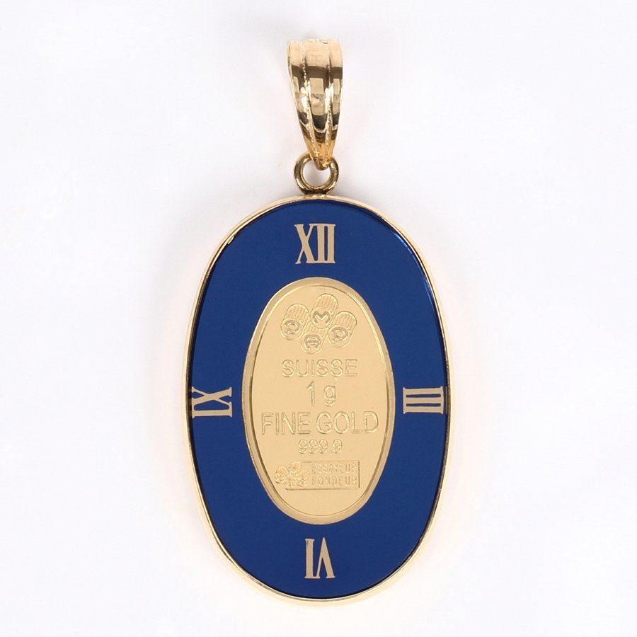 PAMP 聖母マリアコイン K24（純金） 1g マリアコイン K18枠付き