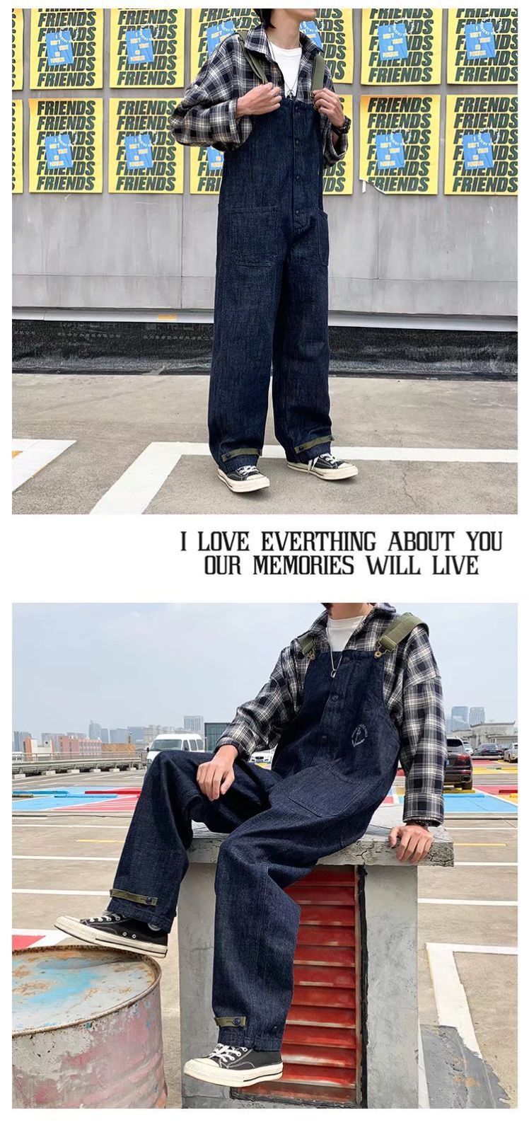 MADEN WORKWEAR海軍ミリタリーオーバーオールサロペットデニムパンツ オーバーオールデニムパンツ メンズ デニム アメカジ 海軍