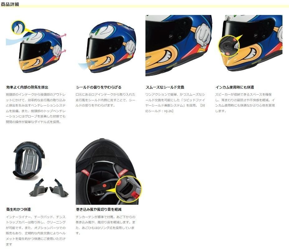 ☆アウトレット新品☆ L セガ 数量限定 HJC SEGA RPHA11