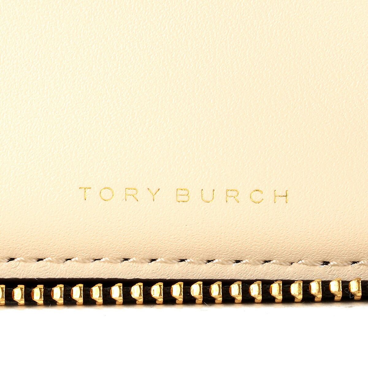 新品 トリーバーチ TORY BURCH 2つ折り財布 Tモノグラム コントラスト