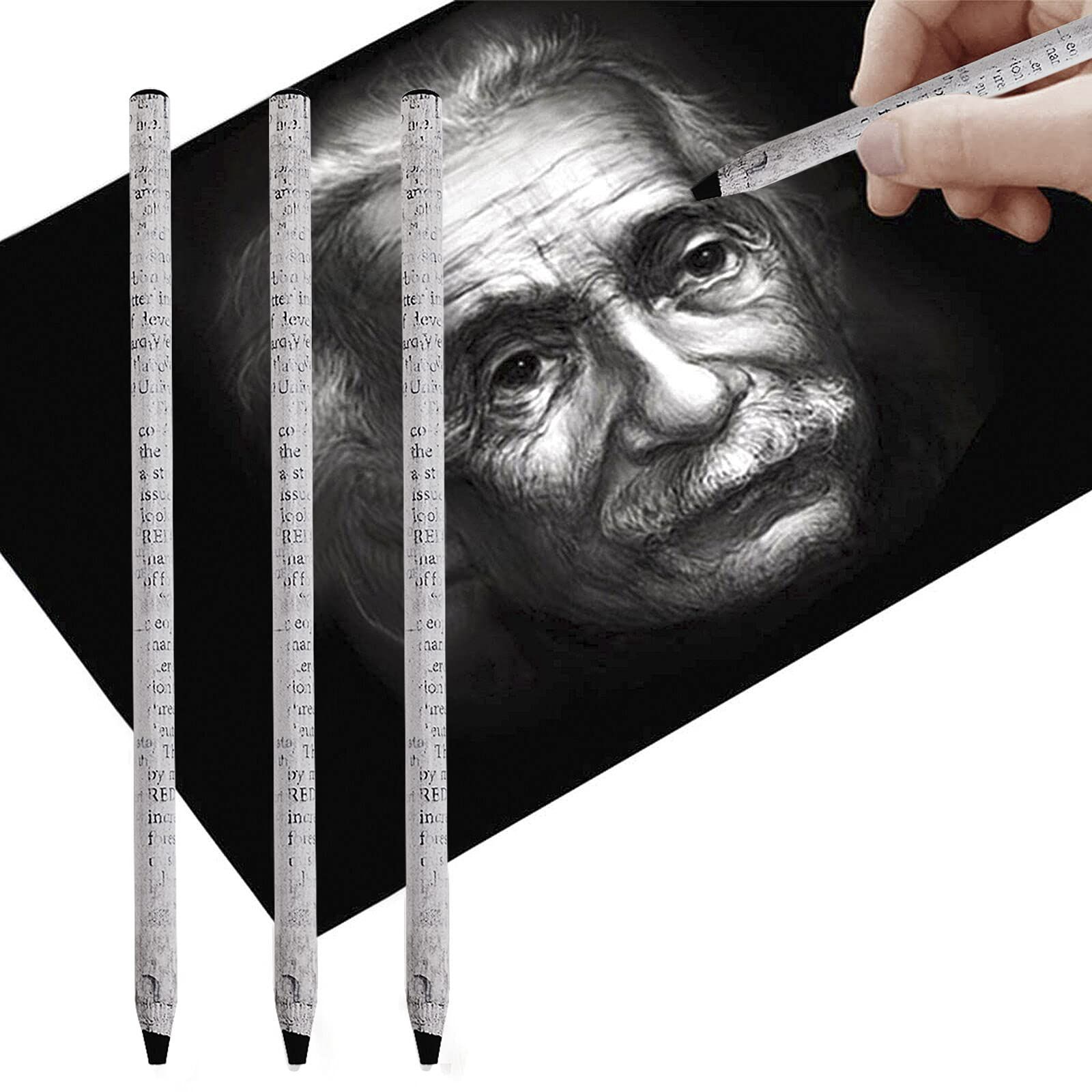 チャコールペン スケッチ カラーリング 初心者 美術 似顔絵 鉛筆画