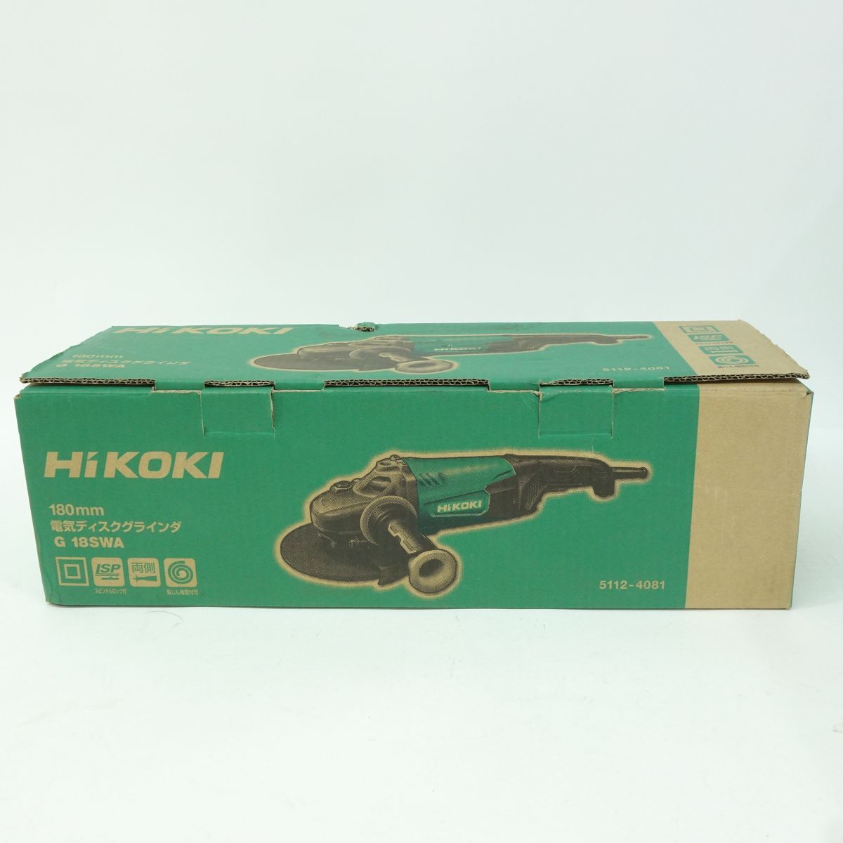 104【未使用】HiKOKI ハイコーキ 180mm 電気ディスクグラインダ G18SWA-