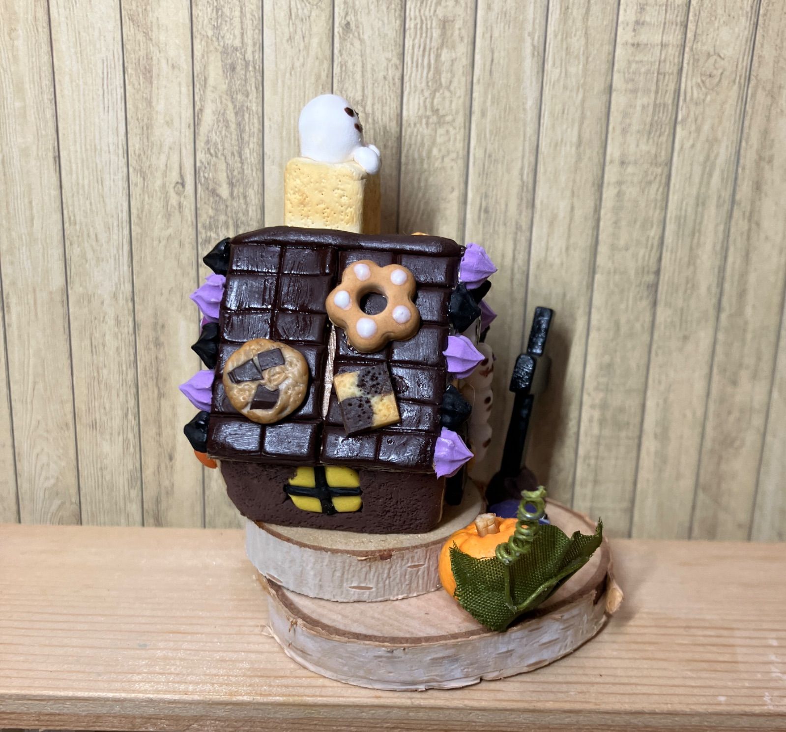 (期間限定)ハロウィンセット ミニチュアフード ミニチュアパン ハンドメイド ミニチュアスイーツ ハロウィンスイーツセットa ミニチュア
