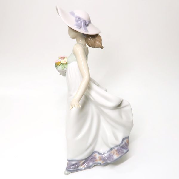 LLADRO リヤドロ 春の花かご 5790 フィギュリン ※欠けあり ◇送料込み