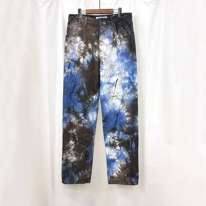 DARKPARK ダークパーク 23FW アート プリント デニム パンツ