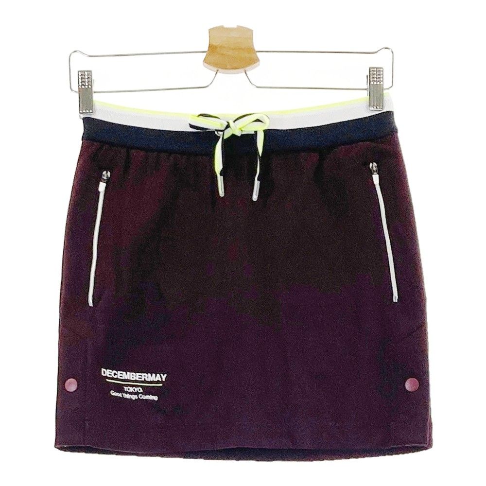 サイズ S DECEMBERMAY ディセンバーメイ インナー付 スカート ブラウン系 240101393825 ゴルフウェア レディース ストスト