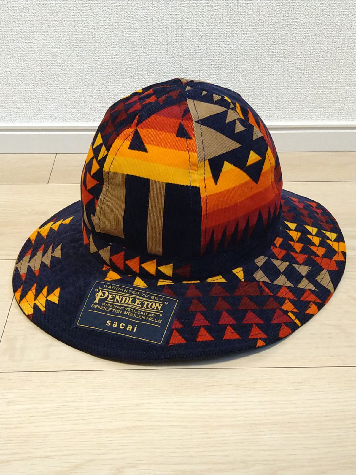 サカイ sacai × PENDLETON ネイティブ柄ハット sacai PENDLETON 19ss NATIVE HAT ネイティブ ハット 帽子