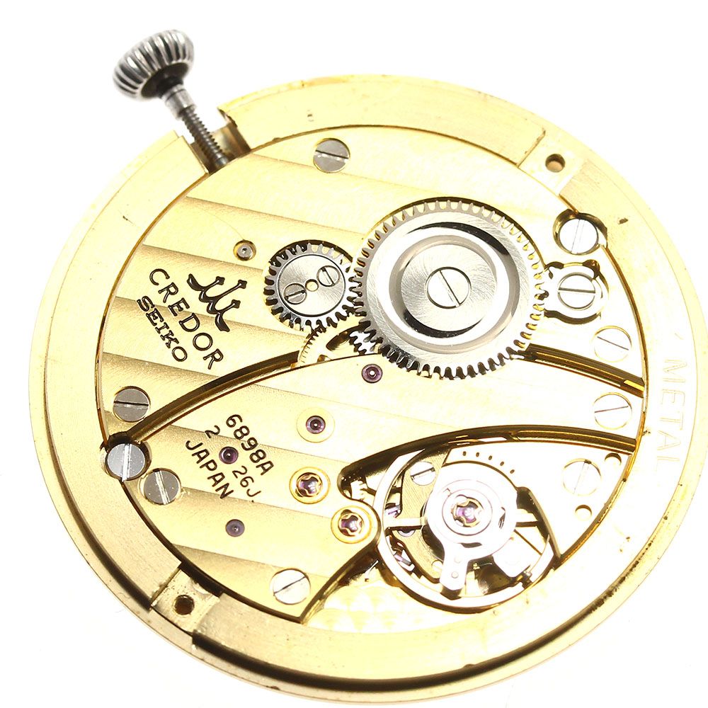 セイコー SEIKO クレドール スモールセコンド cal 6898 A ムーブメント 手巻き メンズ _I 30
