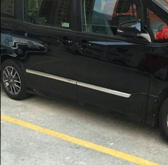 トヨタ NOAH VOXY 80系 設計 ステンレス製 ドアプロテクションモール 防傷 防撞 車体保護 ドアガード 外装装飾