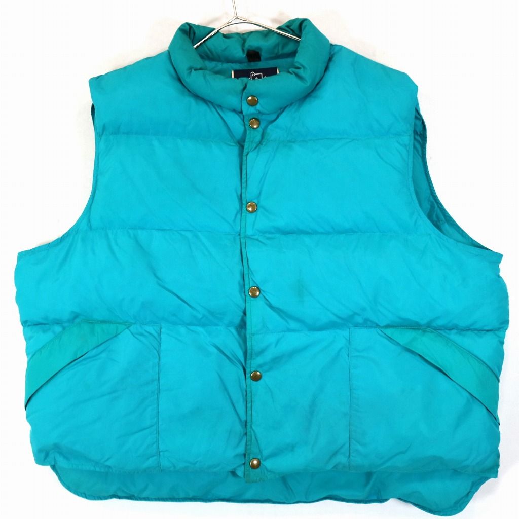 【セール】80s woolrich down best USA製 ウールリッチ 80s USA製 ダウンベスト XL - メルカリ