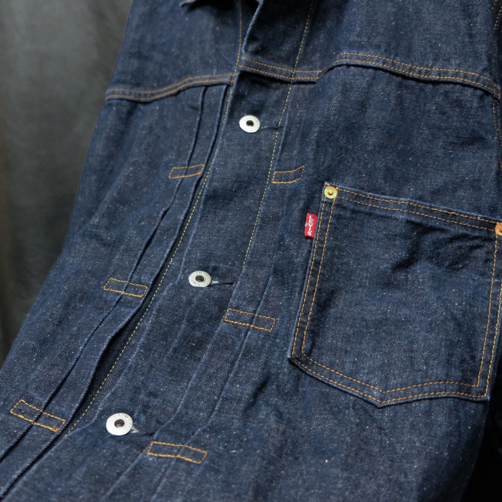 LEVI'S PREMIUM type1 デニムジャケット Lサイズ 赤耳 1st