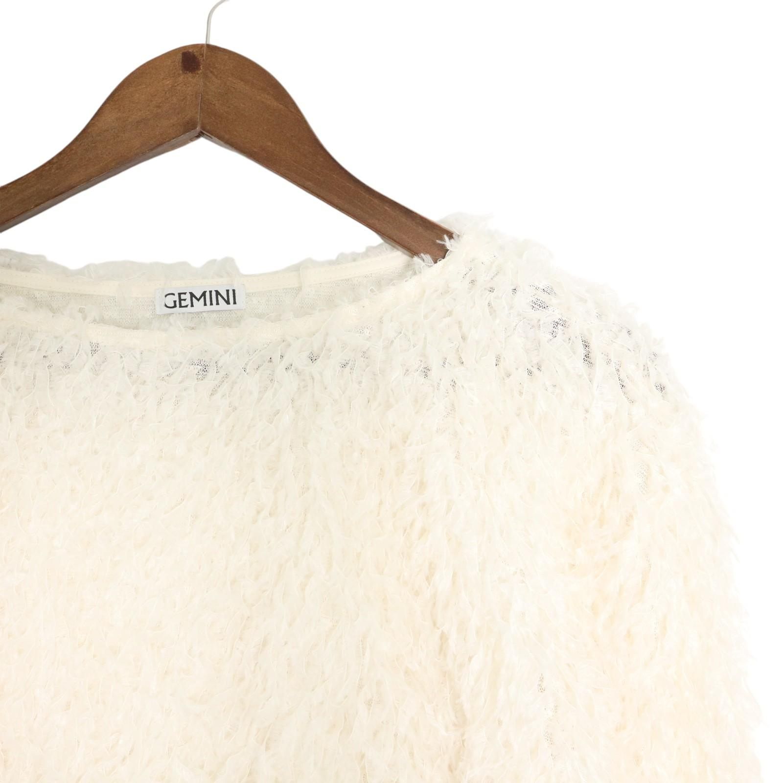 新品✨Whim Gazette【GEMINI】フェザーロングスリーブプル Whim Gazette(ウィム ガゼット)の【GEMINI】フェザーロングスリーブ