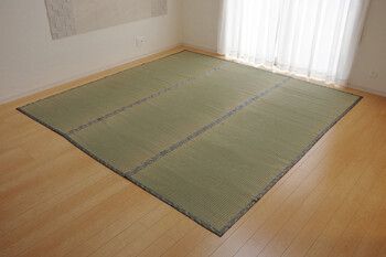 日本製 い草上敷 本間8畳 382×382cm 湯沢 ゆざわ