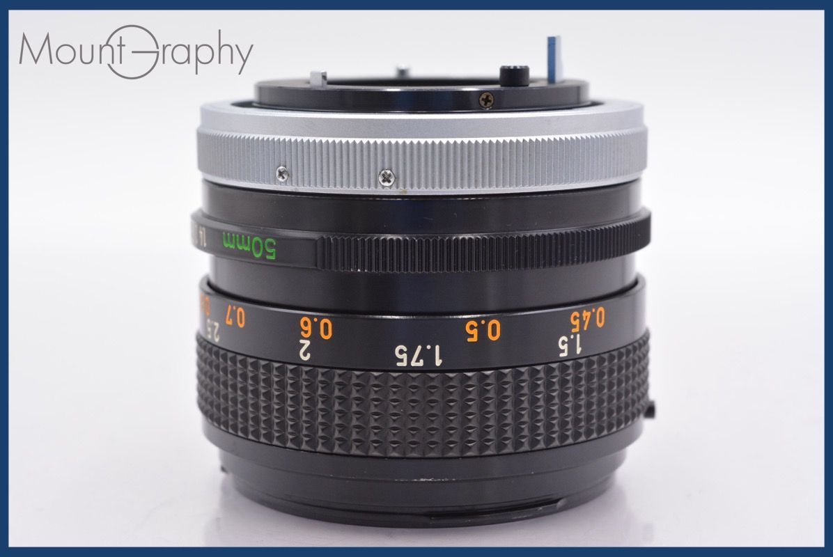 ☆良品☆ キヤノン Canon FD 50mm F1.4 S.S.C. 前後キャップ