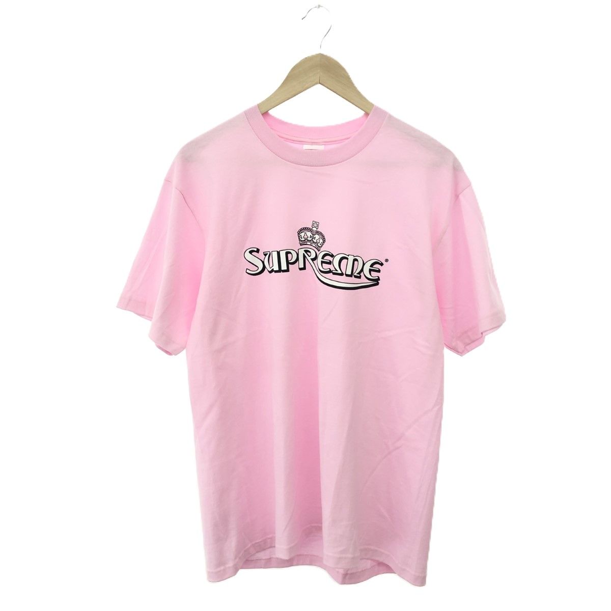 未使用品 SUPREME シュプリーム 半袖カットソー サイズ:M ピンク メンズ Crown Tee 23SS ロゴプリント  240001099471 - メルカリ