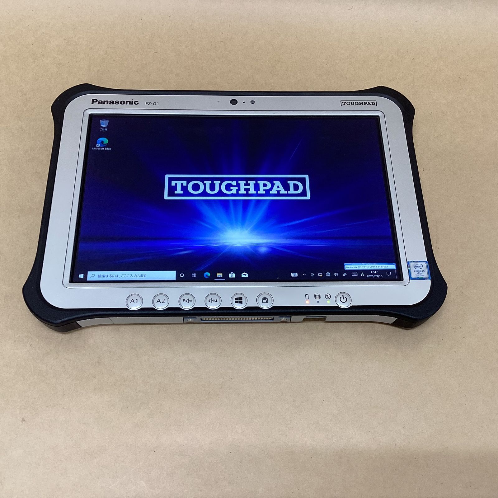 PANASONIC タブレット TOUGHPAD FZ-G1W3000VJ CI5(7300U)-2.6GHZ