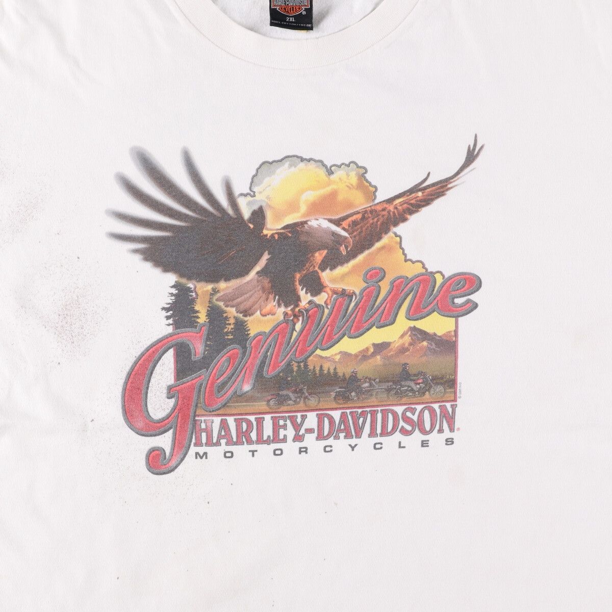 00年代 ハーレーダビッドソン 古着 Tシャツ イーグル柄 XL 古着 00年代 ハーレーダビッドソン Harley-Davidson 鷲柄