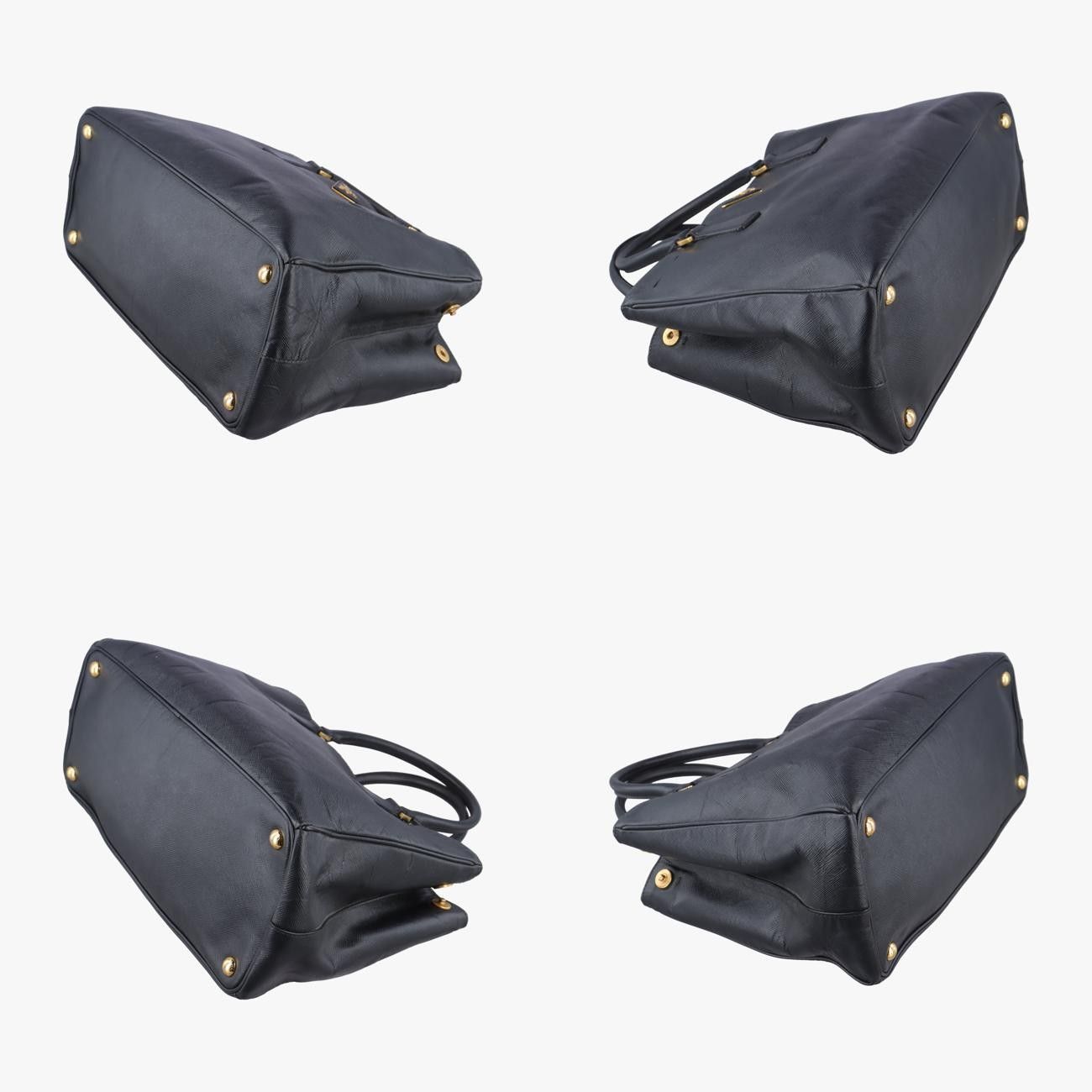 プラダPradaガレリアブラックサフィアーノレザーBN1801180