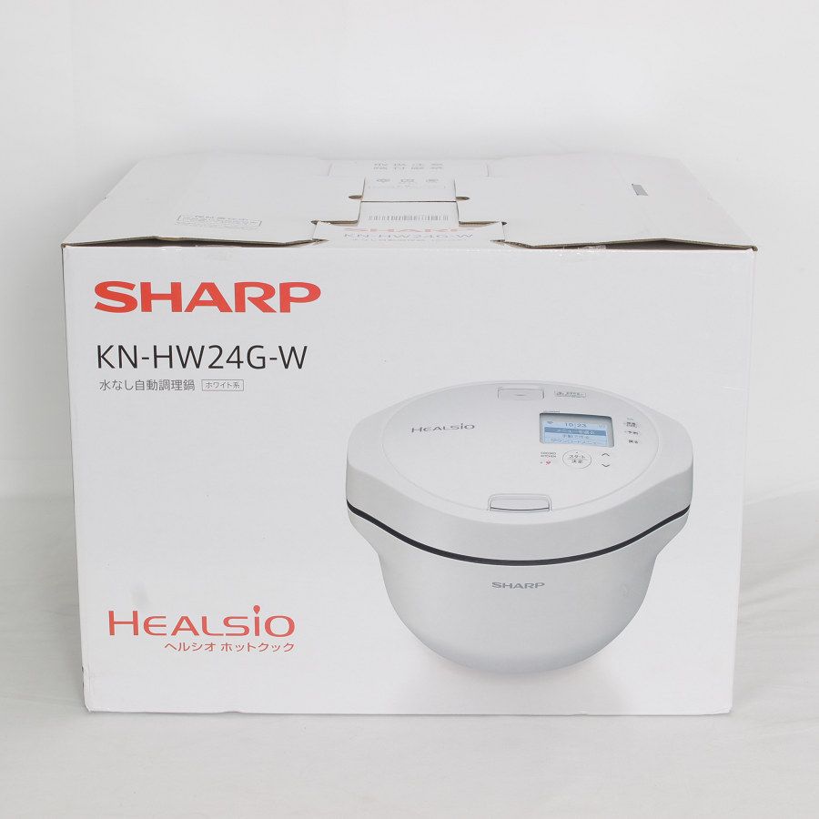 SHARP KN-HW24G-W WHITE ヘルシオホットクック - キッチン家電