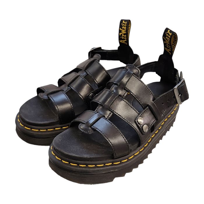 Dr. Martens TERRY ブラックサンダル　最終値下げ Dr.Martens ドクターマーチン TERRY サンダル レディース レザー
