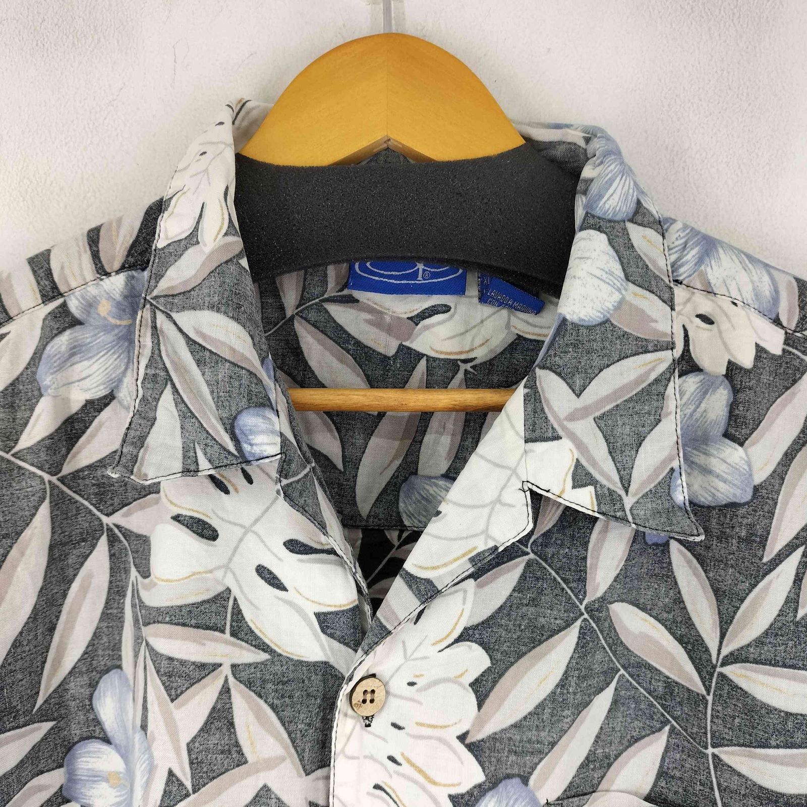 オーシャンパシフィック Ocean Pacific アロハシャツ メンズ M Ocean Pacific オーシャンパシフィック 総柄サッカー生地半袖