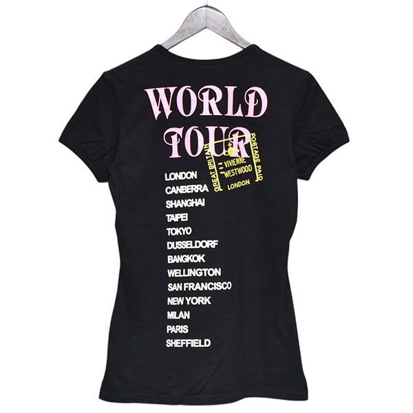 Vivienne Westwood WORLD TOUR Tシャツ USED】 Vivienne Westwood ゴールドレーベル WORLD TOUR リップ