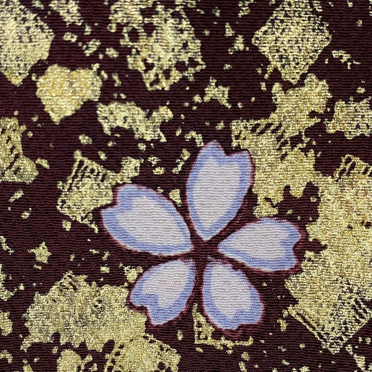 振袖 可愛い雪輪に華 裄68 金彩 正絹AK-3762 振袖 可愛い雪輪に華 裄68 金彩 正絹AK-3762 - レディース