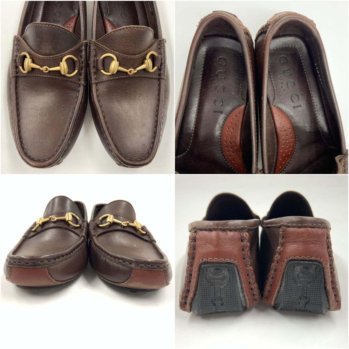 新品未使用✨グッチ　ビットローファー　ドライビングシューズ　ダークブラウン 〇〇GUCCI グッチ ローファー ホースビット ドライビング