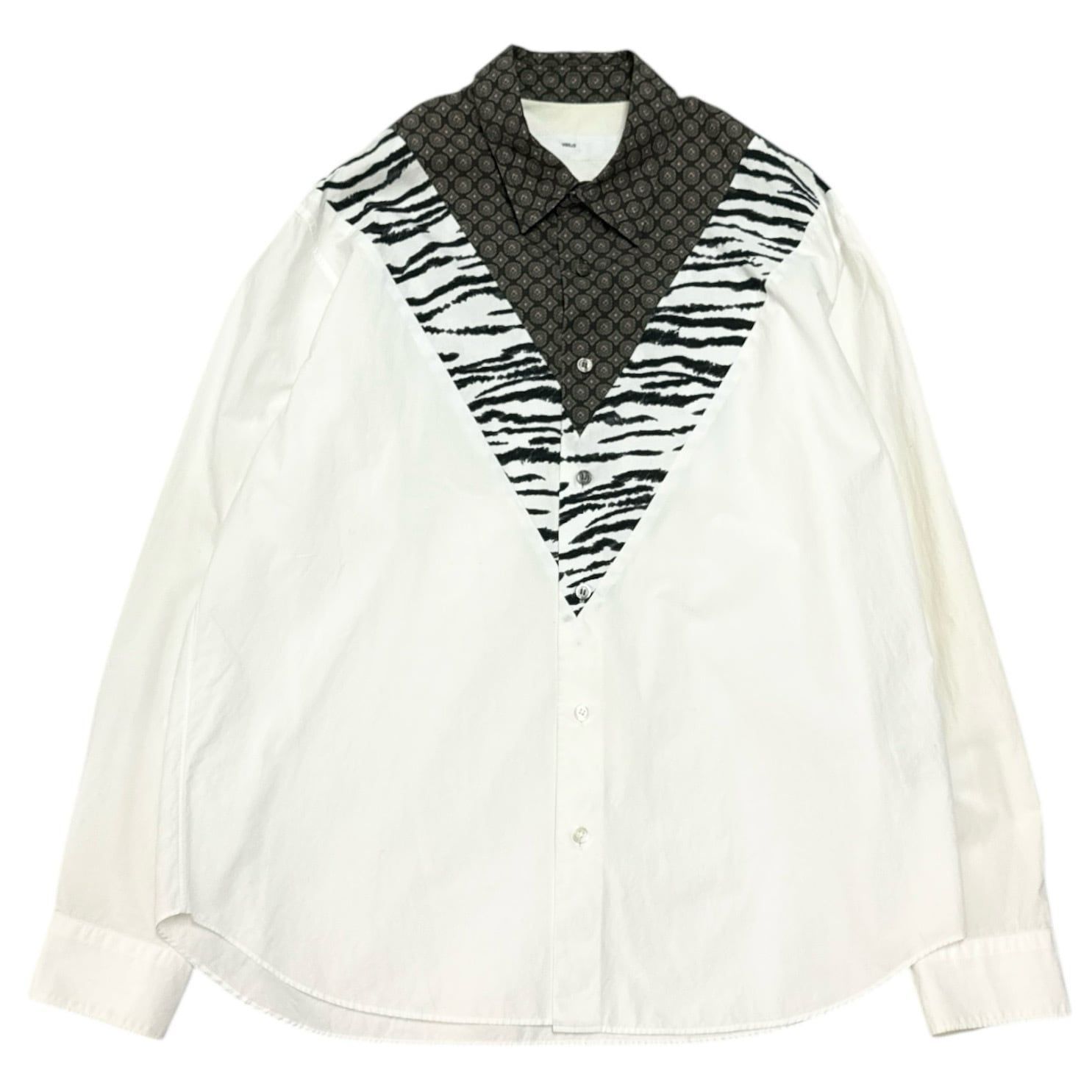 トップス TOGA VIRILIS Triangle Panel L/S Shirts TOGA VIRILIS Fabric Triangle Panel LS Shirts - メルカリ