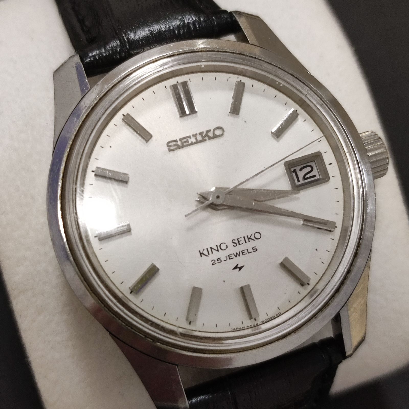 個人保管物キングセイコー 4402-8000メダリオン動作品 KING SEIKO デイト