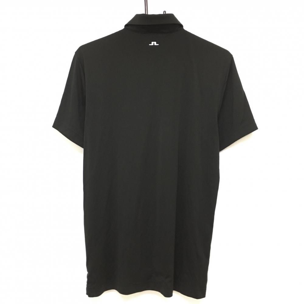 超美品】ジェイリンドバーグ 半袖ポロシャツ 黒×白 胸元ロゴライン
