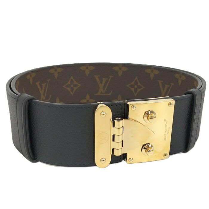 LOUIS VUITTON ベルト S ロック 50MM モノグラム ブラウン M4103Z