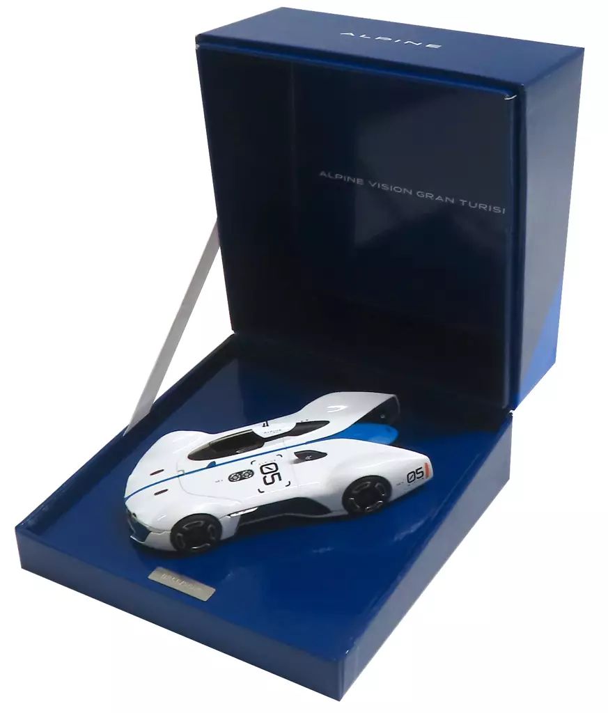 中古】ミニカー 1/43 ALPINE VISION GRAN TURISMO(ホワイト