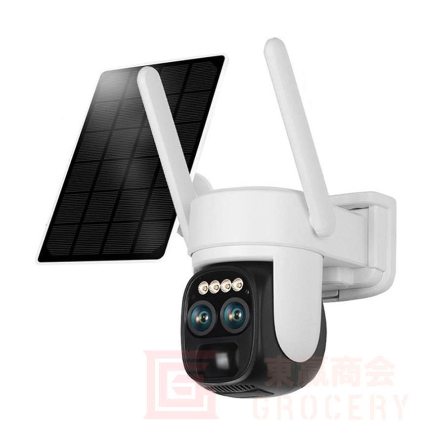 300万画素 配線電源不要 WIFI ネットワーク 監視カメラ 人感センサー