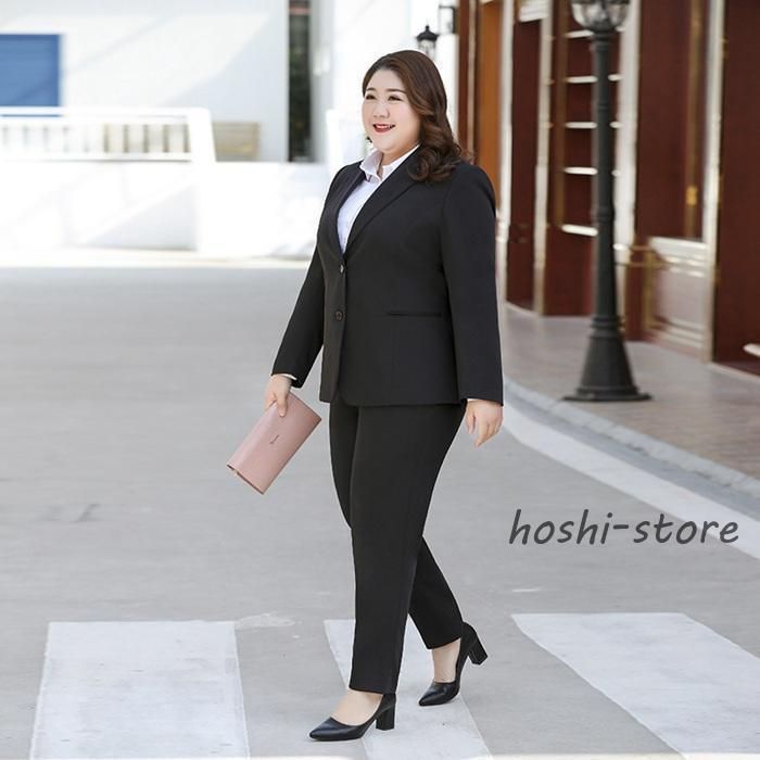 レディース スーツ 大きいサイズ パンツスーツ 入学式 スーツ OL オフィススーツ 事務服 洗える 春 夏 秋WP人気注目