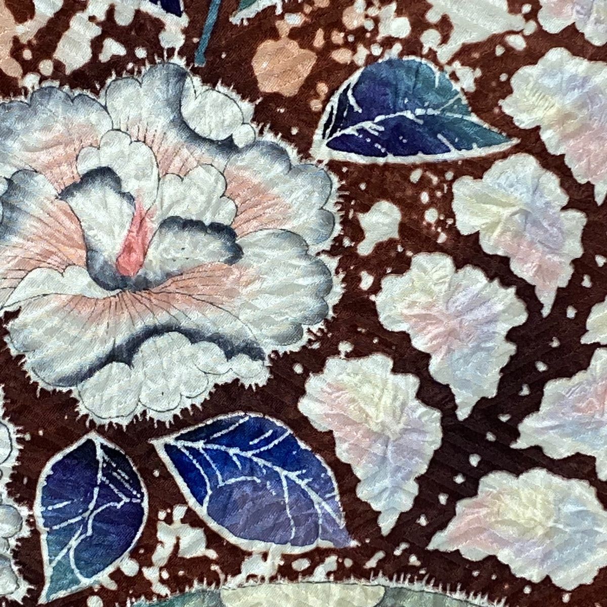 振袖 /正絹・豪華＊辻が花＊翠山工房＊落款あり/総絞り　絞り　花柄 豪華【辻が花絞り染】翠山工房正絹 振袖セット s760 | 着物 夢美月
