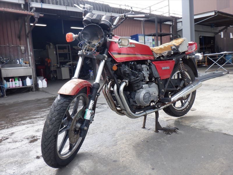 KZ550 センタースタンド パウダーコーティング済み Z550FX カワサキ FX Z400FX 当時物 [22-0904-14] [ 5455 ]  - メルカリ