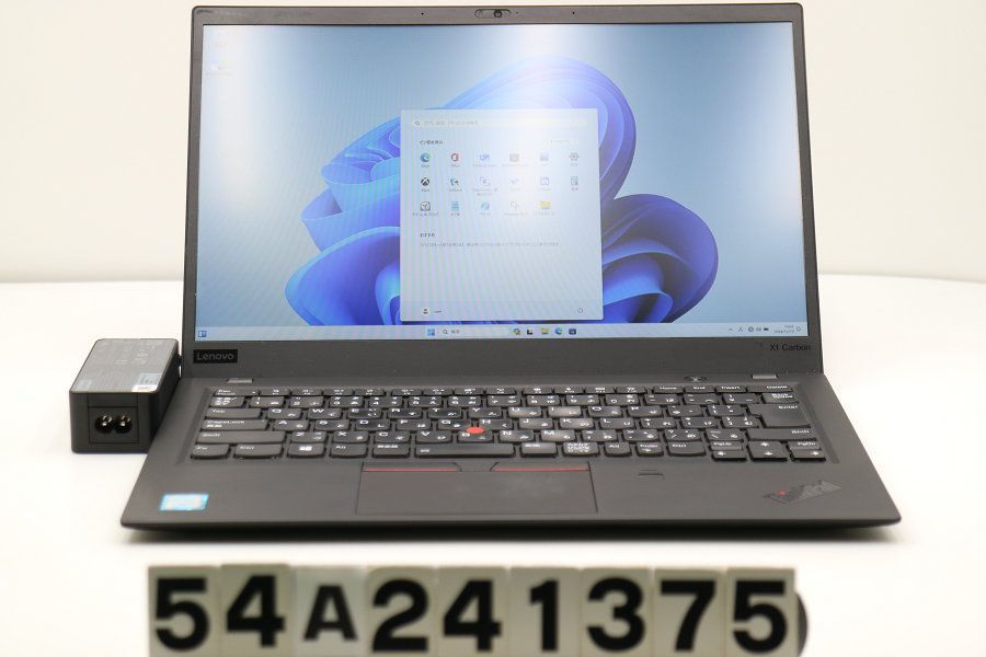 Lenovo ThinkPad X1 Carbon 6th Gen Core i5 8250U 1.6GHz/8GB/256GB(SSD)/14W/FHD(1920x1080)/Win11 【54A241375】