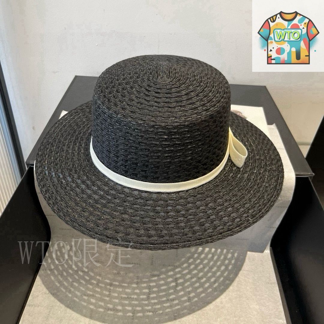 今日特価】Chanel 空き彫り 平頂ハット - メルカリ