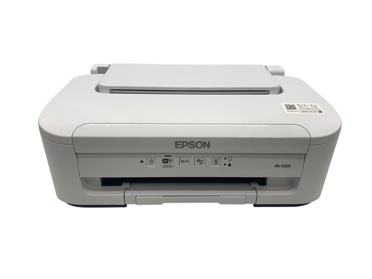 ♪0104 エプソン A4 インクジェットプリンター PX-S505 製 チェック印刷のみ使用 EPSON