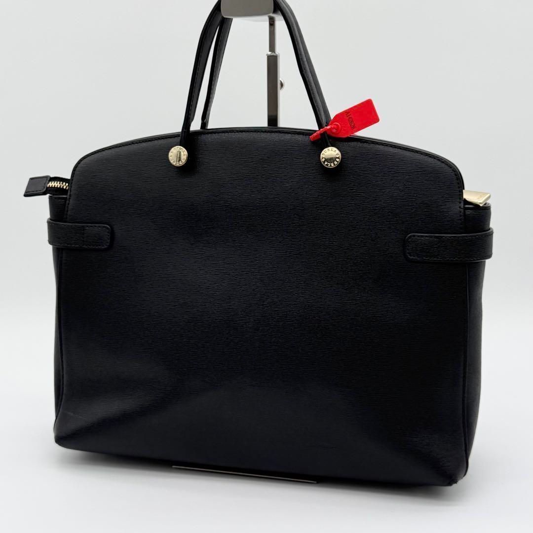 FURLA agata ハンドバッグ 2way ショルダーバッグ 黒色