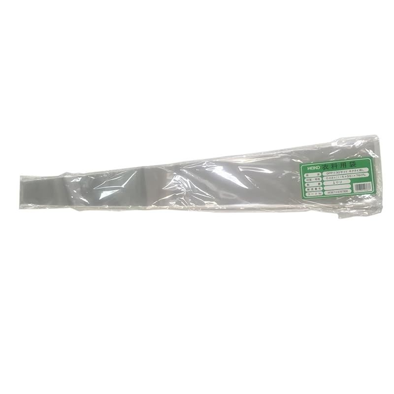 ヘイコー 衣料用袋 OPP#30サイド ネクタイ用 L 100枚入 006787900